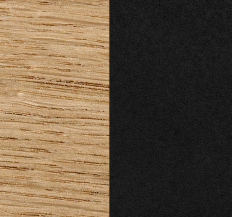 HAY CPH 30 Table Extension Leaves / 50x90cm - Black Linoleum Top / Oak Crossbar, WAS £255 - Tea and Kate