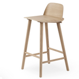 Muuto Nerd Bar Stool, Oak - EX DISPLAY, WAS £459.00