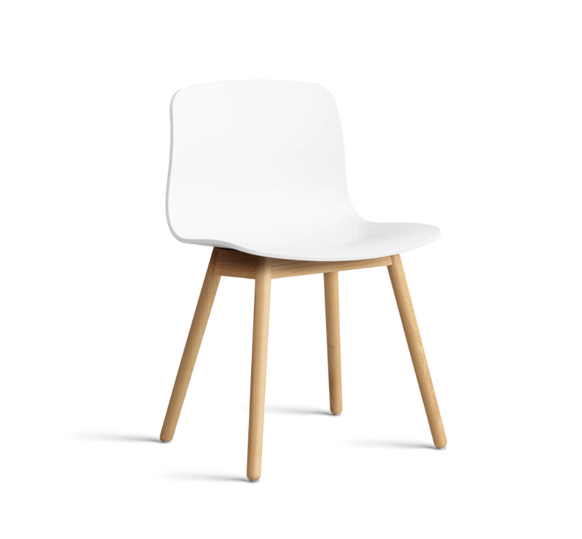 HAY AAC12 Chair, White/Oak - EX DISPLAY, WAS £269.00 - Tea and Kate