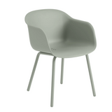 MUUTO Fiber Armchair, Metal Legs, Dusty Green - EX DISPLAY, WAS £279.00 - Tea and Kate
