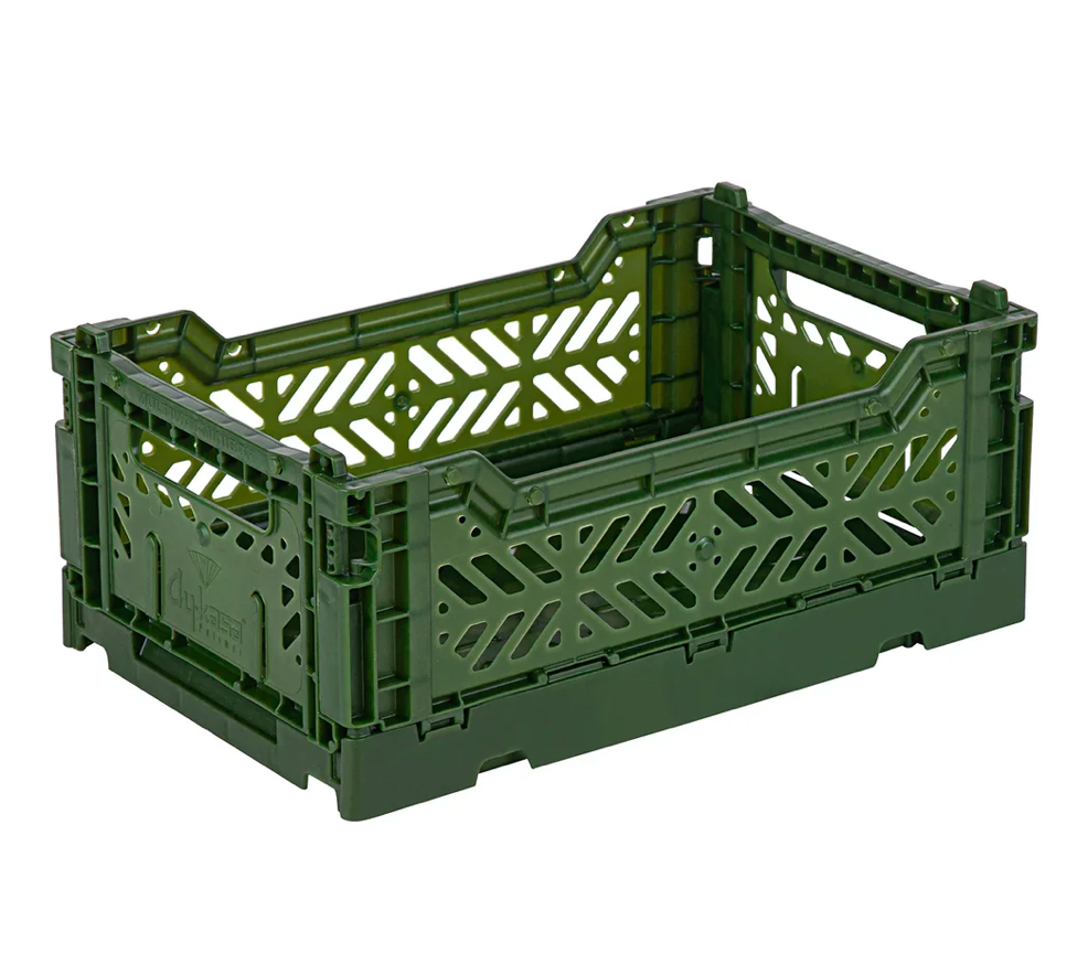HAY, Small Crate (Old Style), Khaki - WAS £7 - Tea and Kate