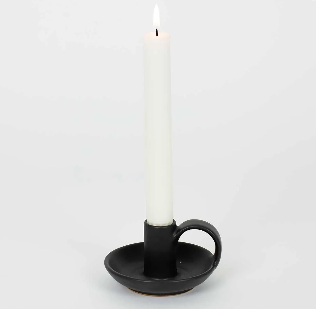 Afro Art Nike Candle Holder, Smoky Grey - WAS £19 - Tea and Kate