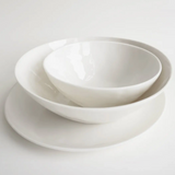 Kajsa Cramer White Bowl, 19cm - WAS £28 - Tea and Kate