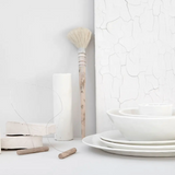 Kajsa Cramer White Bowl, 19cm - WAS £28 - Tea and Kate