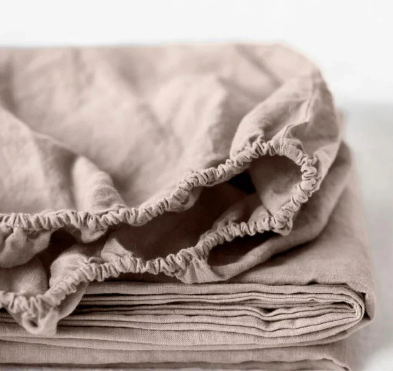 Linen Tales Double Fitted Sheet, Portobello - WAS £160 - Tea and Kate