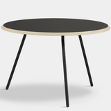 Woud Soround Coffee Table, 75cm, Black Top - Low, Mid & High