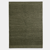 Woud Rombo Rug, Moss Green - Various Sizes