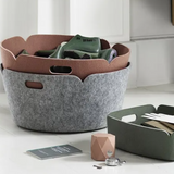 Muuto Restore Grey Round Basket, was £95