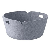 Muuto Restore Grey Round Basket, was £95