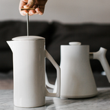 Yield Cream Ceramic French Press
