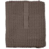 The Organic Company Big Waffle Towel & Blanket, 150 x 100cm - Clay