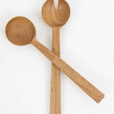 Afro Art Neem Salad Servers