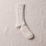 Yahae Alpaca Cable Pattern Socks, S - All Colours