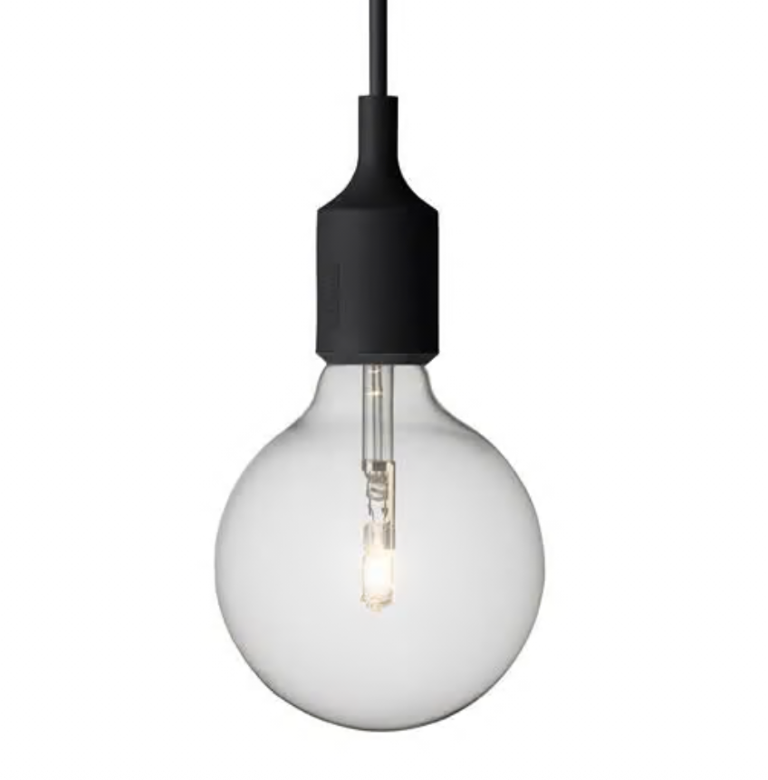 MUUTO E27 Pendant Lamp LED - Beige Rose / White / Black, WAS £85 - Tea and Kate