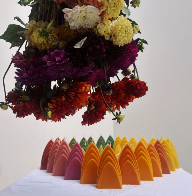 Atelier Hop Beeswax Handmade Arch Candle - Various Colours & Sizes was £14 £28 - Tea and Kate