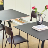 HAY CPH 30 Table Extension Leaves / 50x90cm - Black Linoleum Top / Oak Crossbar, WAS £255 - Tea and Kate