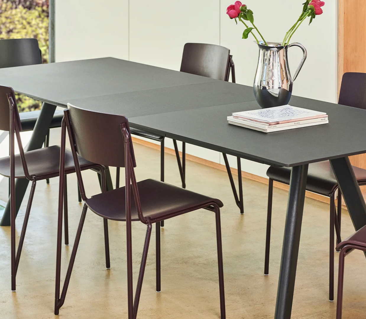 HAY CPH 30 Table Extension Leaves / 50x90cm - Black Linoleum Top / Oak Crossbar, WAS £255 - Tea and Kate