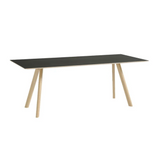 HAY CPH 30 Table Extension Leaves / 50x90cm - Black Linoleum Top / Oak Crossbar, WAS £255 - Tea and Kate