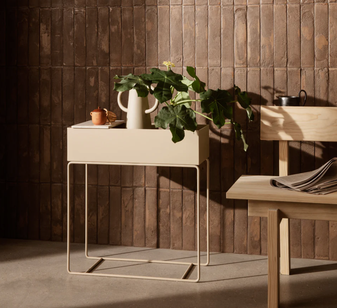 Ferm Living Cashmere Plant Box, EX DISPLAY, WAS £225 - Tea and Kate