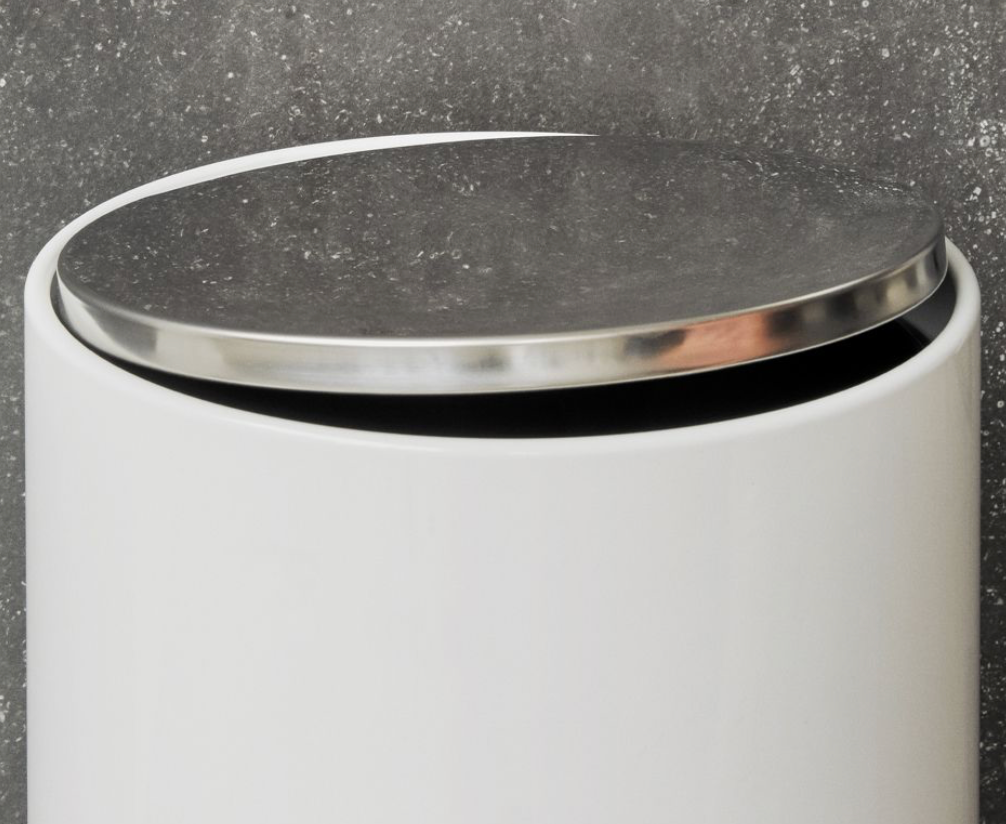 Audo Pedal Bin - Gloss White 20L, EX DISPLAY, COLLECTION ONLY, WAS £295.00 - Tea and Kate