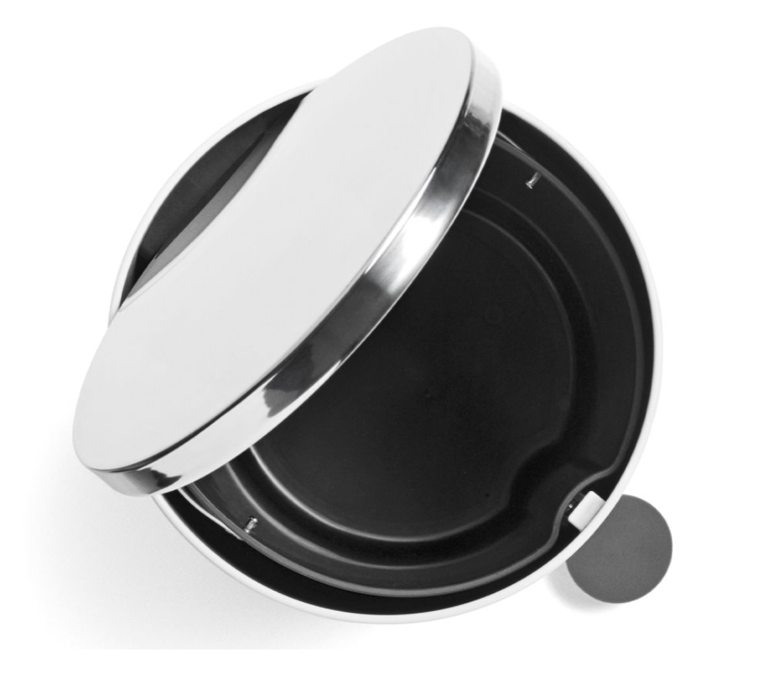 Audo Pedal Bin - Gloss White 20L, EX DISPLAY, COLLECTION ONLY, WAS £295.00 - Tea and Kate