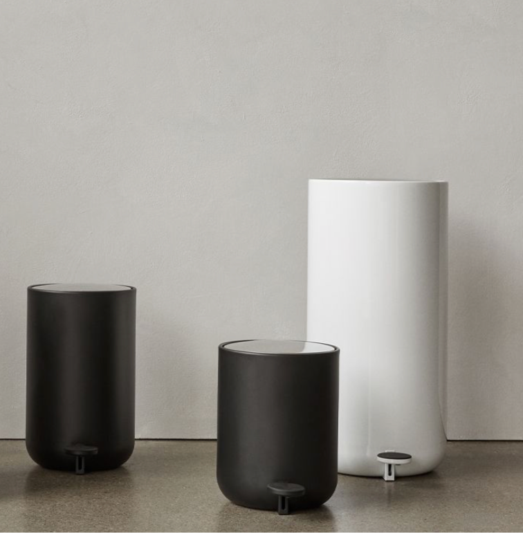 Audo Pedal Bin - Gloss White 20L, EX DISPLAY, COLLECTION ONLY, WAS £295.00 - Tea and Kate