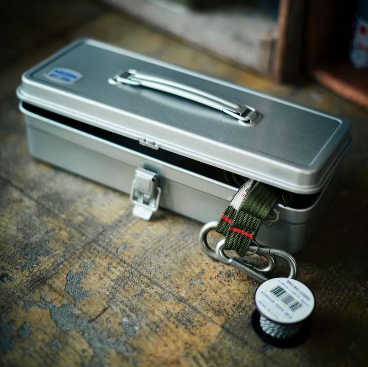 Toyo Steel T320 Tool Box, Silver - WAS £36 - Tea and Kate