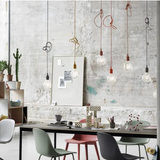 MUUTO E27 Pendant Lamp LED - Beige Rose / White / Black, WAS £85 - Tea and Kate