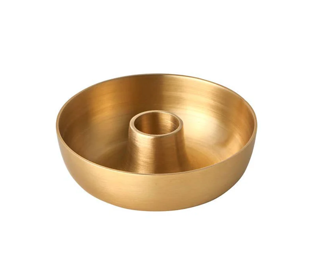 Fog Linen Brass Candle Holder was £38 - Tea and Kate