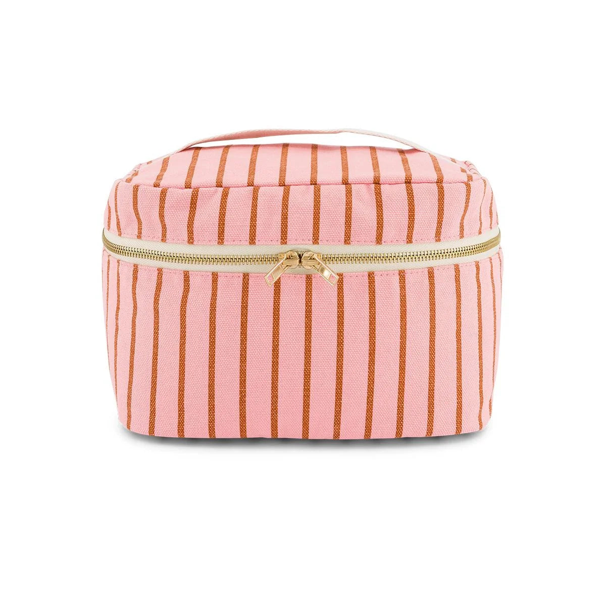 Rose in April Oona Pecan / Strawberry Tennis Stripes Vanity Accessories - Tea and Kate