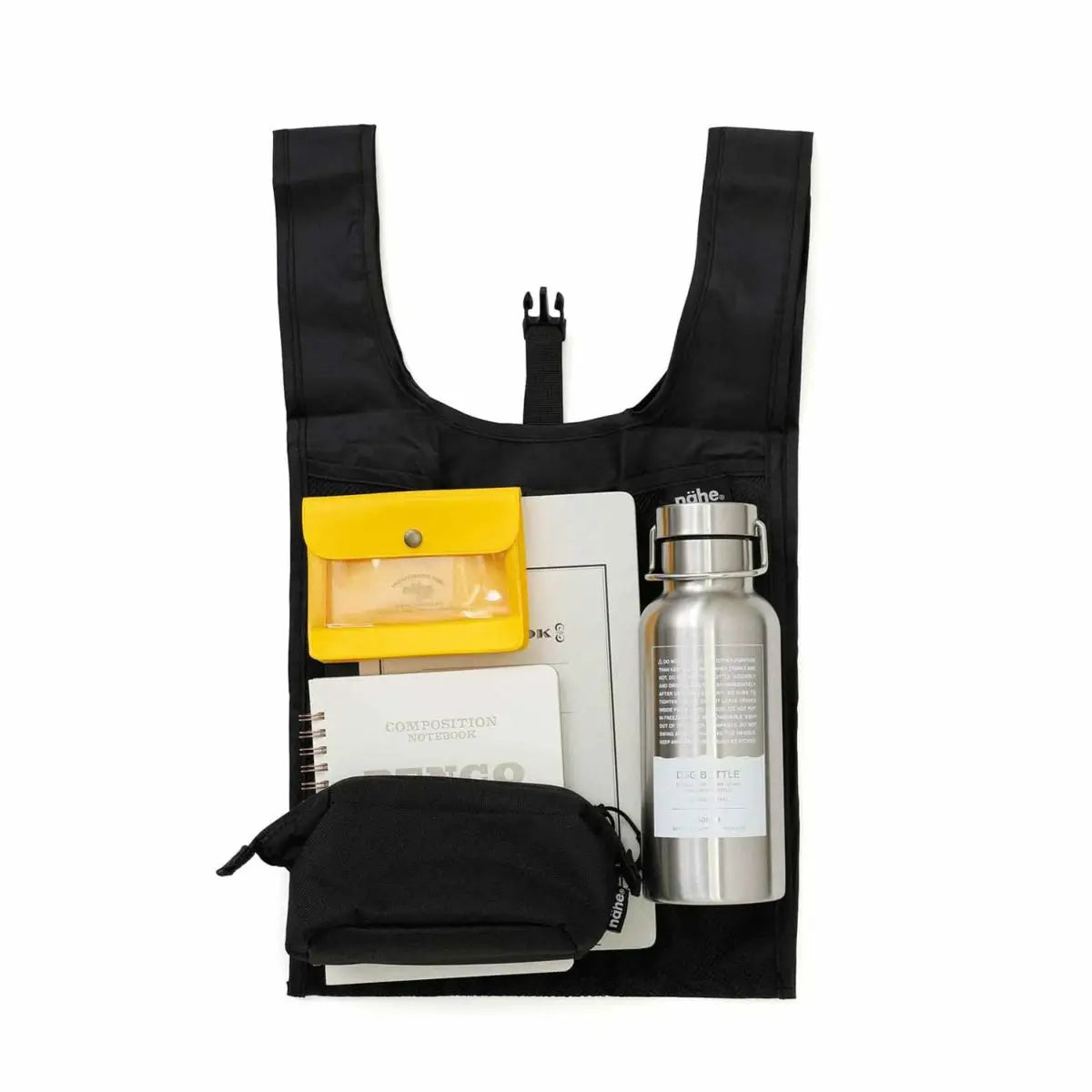 Hightide Nahe Shopper (Eco Bag) S Black - Tea and Kate
