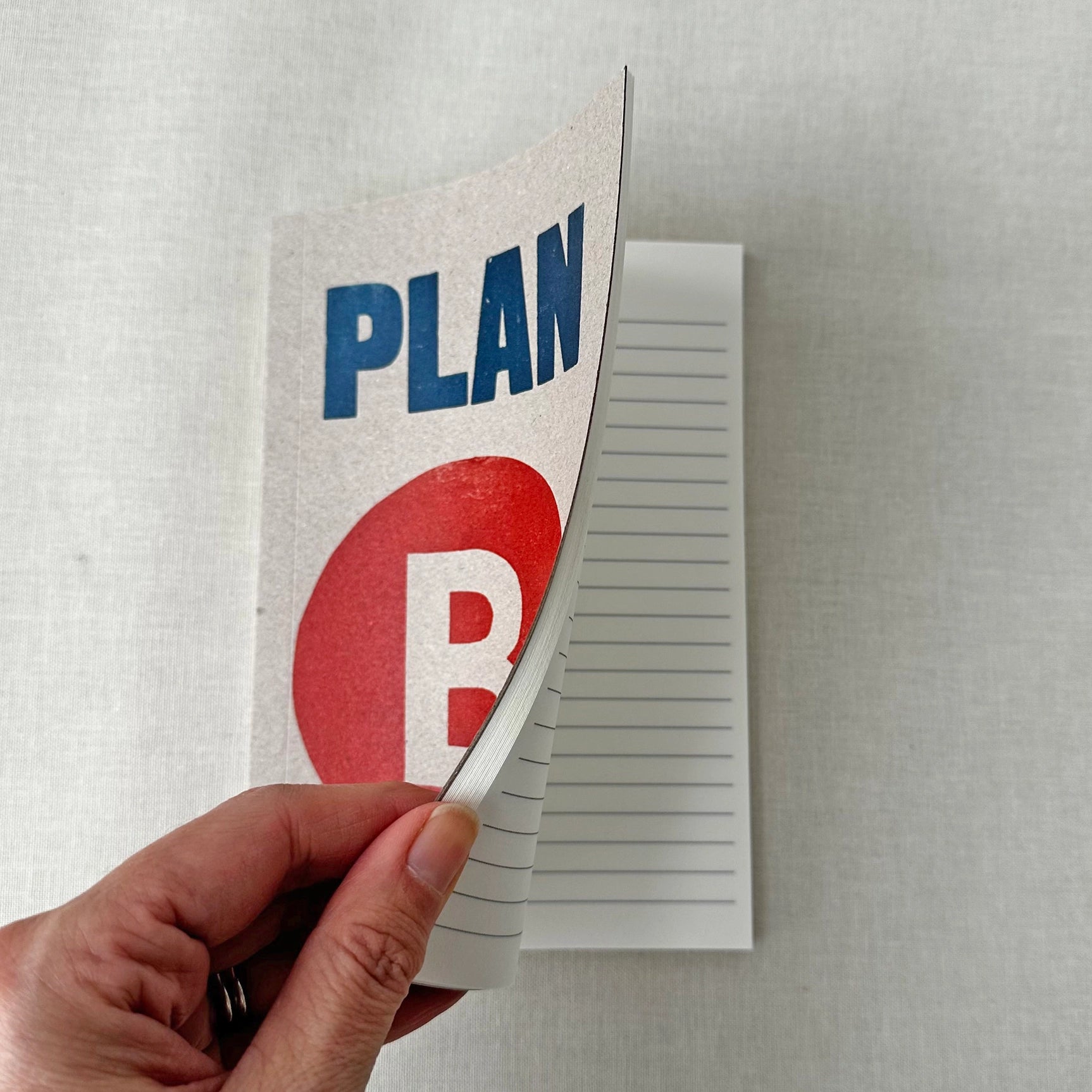 Sukie Plan B Typography Notebook with Lined Pages - Tea and Kate