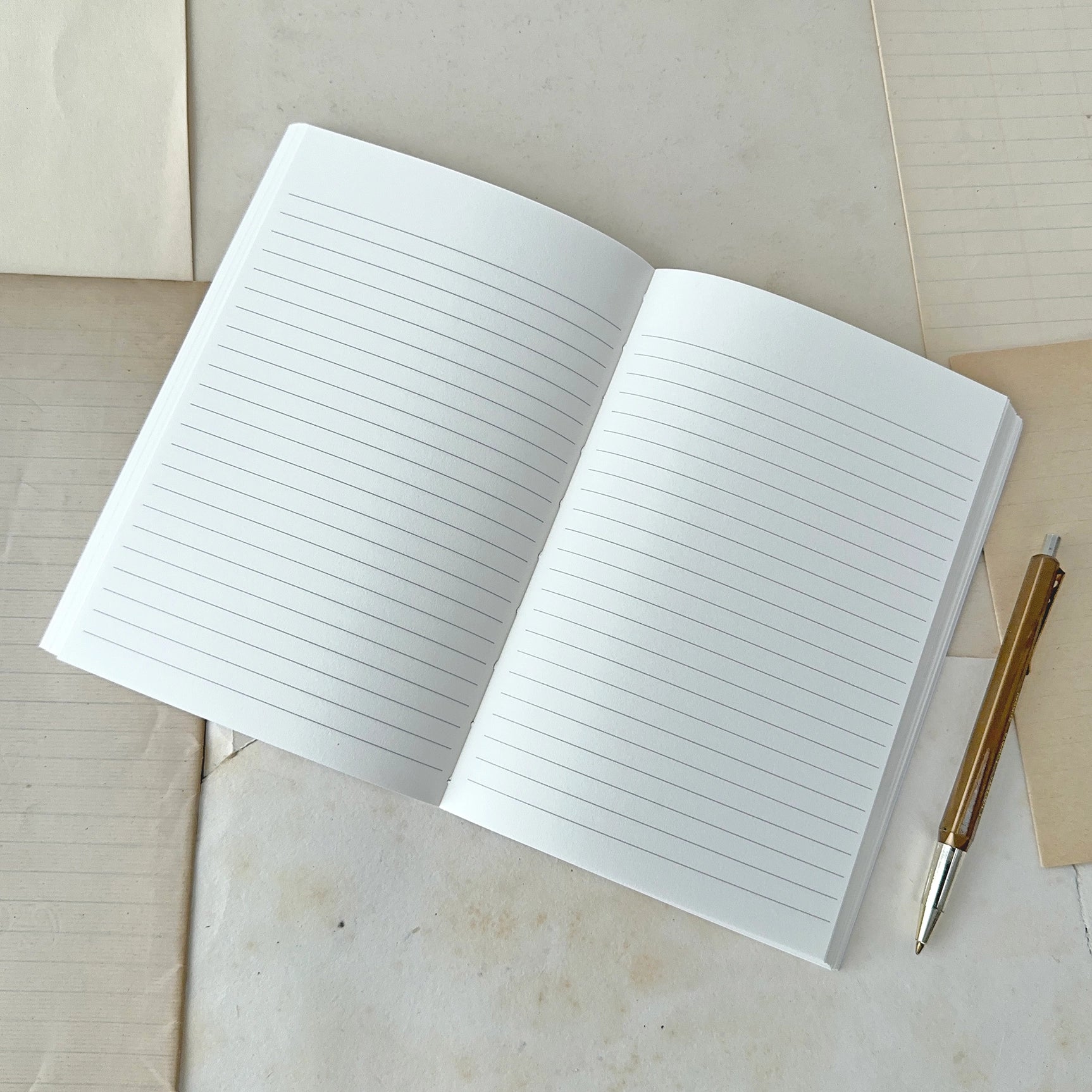 Sukie Cahier Writer Typography Notebook with Lined Pages - Tea and Kate