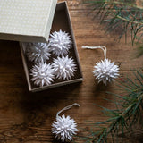 Afro Art Kotte Mini White Ornament, 6 pack was £12