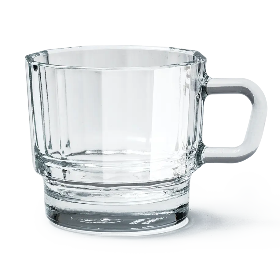 HMM W Glass Clear - Tea and Kate