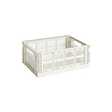 HAY 100% Recycled Colour Crate Medium - White