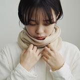 NISHIGUCHI KUTSUSHITA Merino Wool Snood - Grey