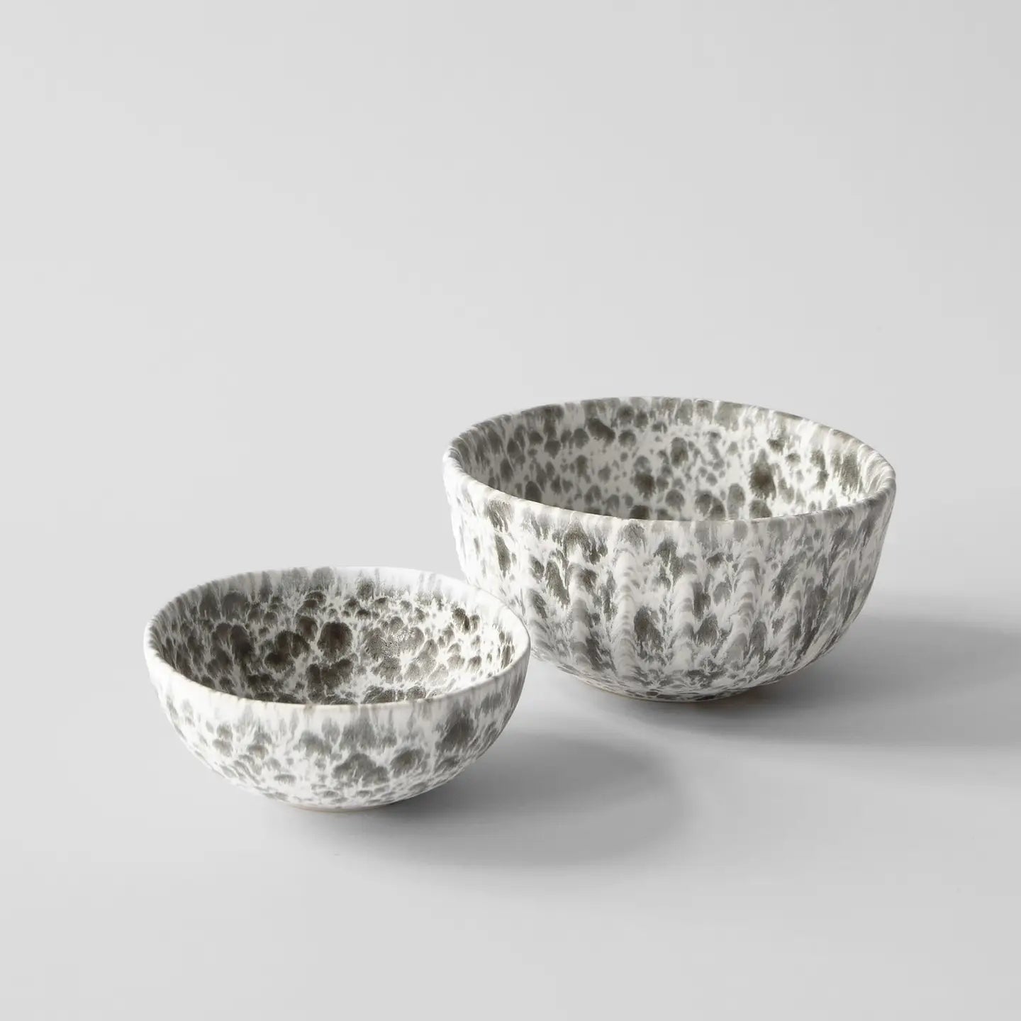 Tell Me More Rivoli Bowl Mini Green Splatter - Tea and Kate