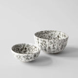 Tell Me More Rivoli Bowl Mini Green Splatter - Tea and Kate