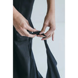 Fog Linen x Mii Thaii Leather Balty Bag Black