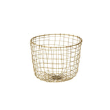 Fog Linen Wire Basket Round (M)