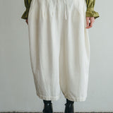 Fog Linen x Mii Thaii Anant Tuck Pants Off White