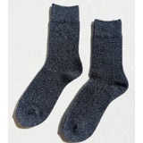 Le Bon Shoppe Cashmere Pointelle Socks Charcoal