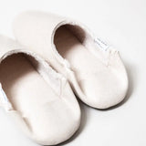 Abe Japan Canvas Home Shoes - Lined, Natural