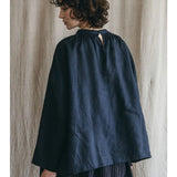 Fog Linen Venta Gather Top Ardoise