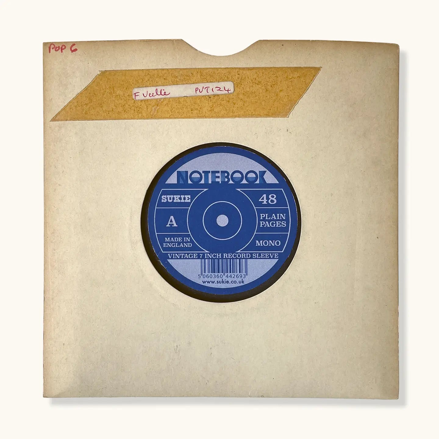 Sukie Cahier Record Sleeve Notebook - Tea and Kate