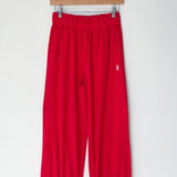 Le Bon Shoppe Pointelle Balloon Pants Red Cherry