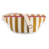 Rose in April Women Bum Bag Stripes Caramel