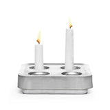 Born in Sweden Candleholder in 100% Recycled Material - Four Candles Square