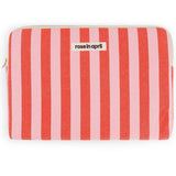 Rose in April Laptop Sleeve 15/16' Maya Stripes Tomato / Candy
